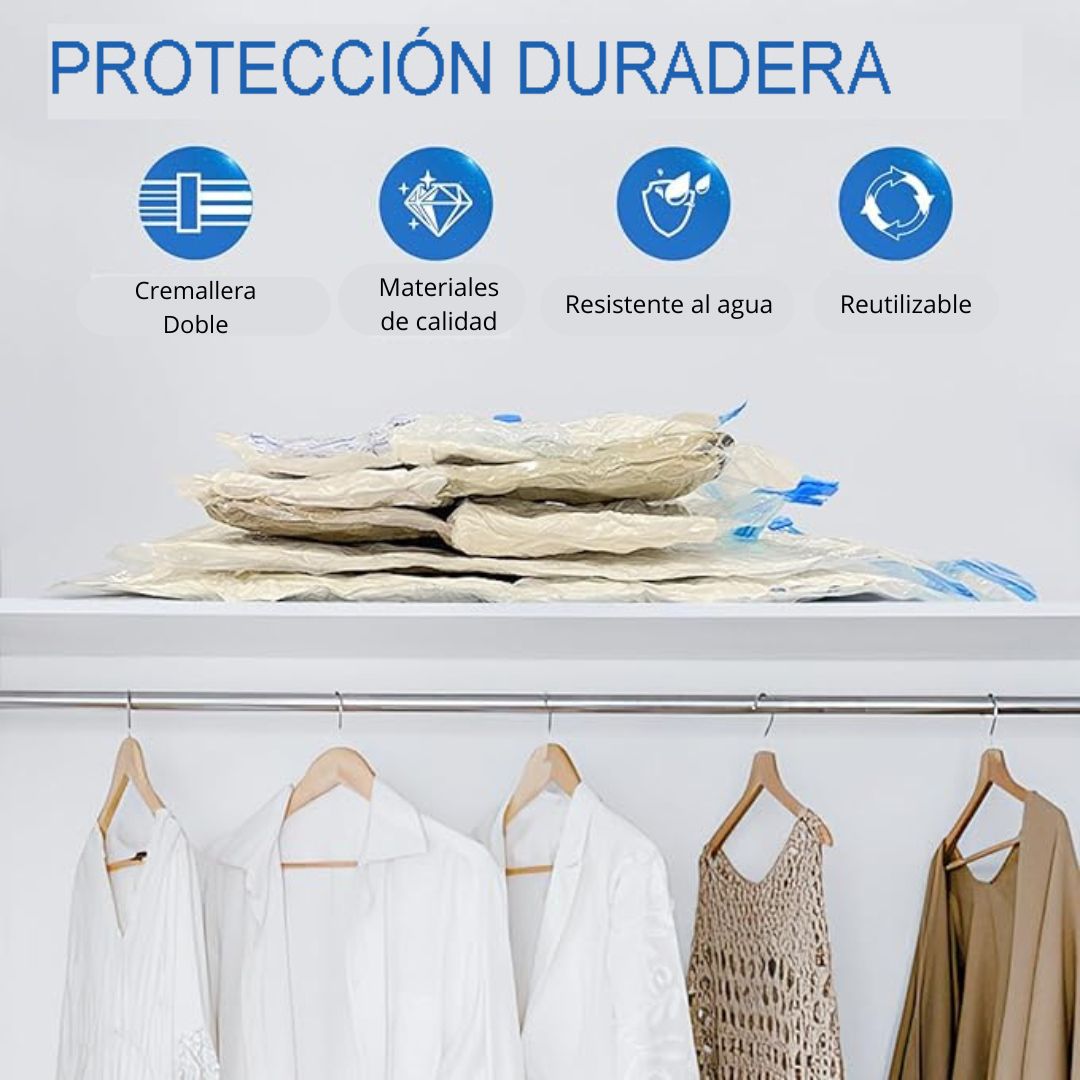 Bolsas al vacio ahorradoras de espacio